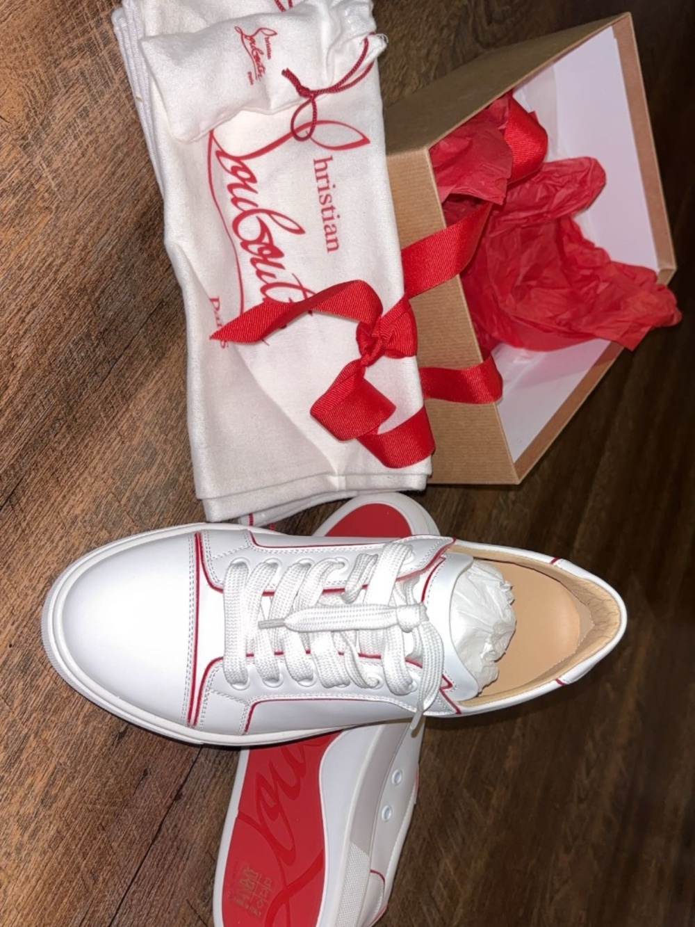 Christian Louboutin Paris Women’s Vieirissima Sneakers - Picture 3 of 3